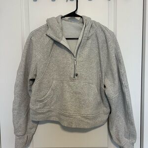 lululemon athletica Light Gray Women's Half-Zip Sweater